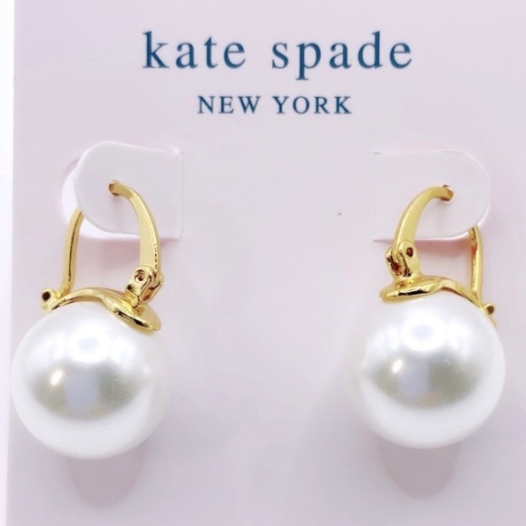 Kate spade ♠️ pearl drop earrings - Picture 3 of 4